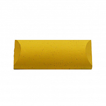 Bate Roda de Concreto Amarelo - 40x16x8cm