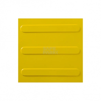 Piso Tátil Direcional 25x25cm – Amarelo