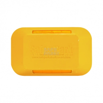 Tachão Amarelo Bidirecional - 25x15x5cm